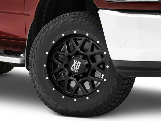 XD Grenade Satin Black 8-Lug Wheel; 20x9; 18mm Offset (10-18 RAM 2500)