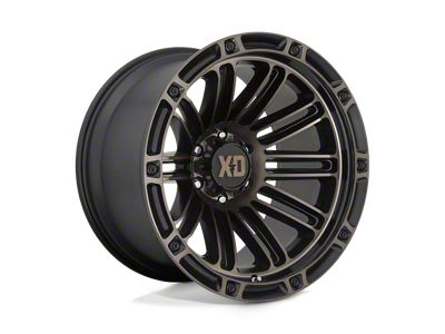 XD Double Deuce Satin Black with Dark Tint 8-Lug Wheel; 20x10; -18mm Offset (10-18 RAM 3500 SRW)