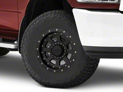 XD FMJ Satin Black 8-Lug Wheel; 17x9; -12mm Offset (10-18 RAM 3500 SRW)
