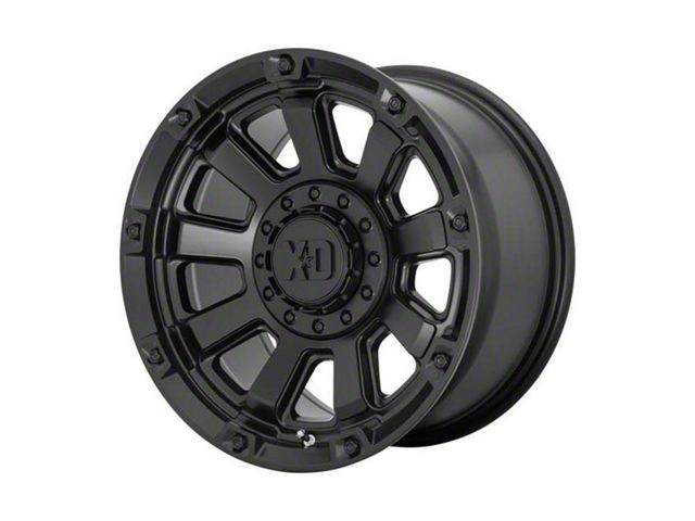 XD Gauntlet Satin Black 8-Lug Wheel; 20x9; 0mm Offset (10-18 RAM 3500 SRW)