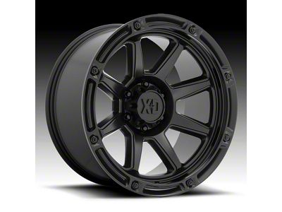 XD Titan Satin Black 8-Lug Wheel; 20x12; -44mm Offset (10-18 RAM 3500 SRW)
