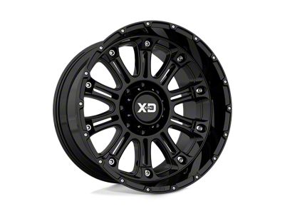 XD Hoss II Gloss Black 8-Lug Wheel; 20x14; -76mm Offset (11-16 F-250 Super Duty)