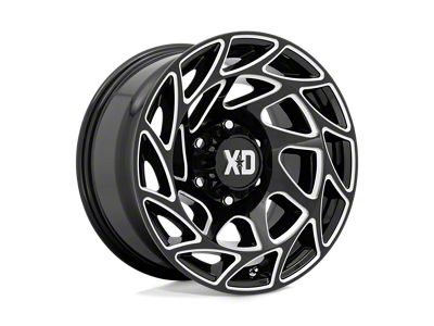 XD Onslaught Gloss Black Milled 8-Lug Wheel; 20x12; -44mm Offset (11-16 F-250 Super Duty)