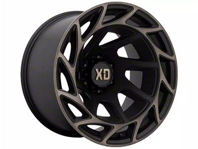 XD Onslaught Satin Black with Bronze Tint 8-Lug Wheel; 20x9; 0mm Offset (11-16 F-250 Super Duty)