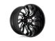 XD Tension Gloss Black Milled 8-Lug Wheel; 20x10; -18mm Offset (11-16 F-250 Super Duty)