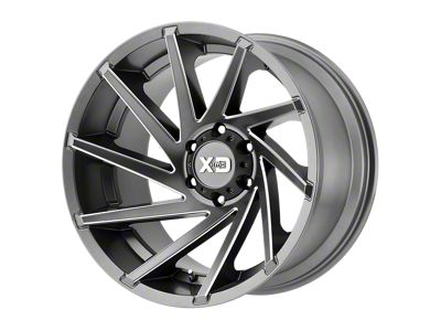 XD Cyclone Satin Gray Milled 8-Lug Wheel; 18x9; 0mm Offset (11-16 F-350 Super Duty SRW)