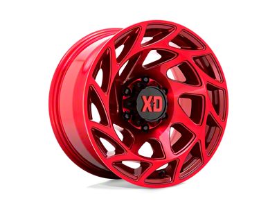XD Onslaught Candy Red 8-Lug Wheel; 22x12; -44mm Offset (11-16 F-350 Super Duty SRW)