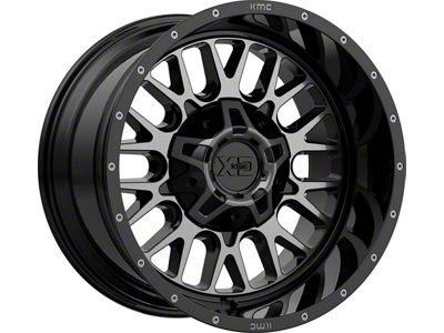 XD Snare Gloss Black with Gray Tint 8-Lug Wheel; 20x10; -18mm Offset (11-16 F-350 Super Duty SRW)