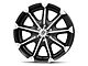 XD Badlands Gloss Black Machined 6-Lug Wheel; 20x9; 18mm Offset (14-18 Sierra 1500)
