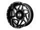 XD Fury Gloss Black Milled 6-Lug Wheel; 20x9; 18mm Offset (14-18 Sierra 1500)