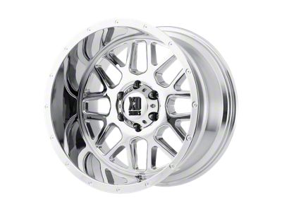 XD Grenade Chrome 6-Lug Wheel; 20x9; 18mm Offset (14-18 Sierra 1500)