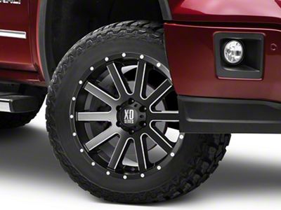 XD Heist Satin Black Milled 6-Lug Wheel; 20x10; -24mm Offset (14-18 Sierra 1500)