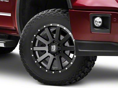 XD Heist Satin Black 6-Lug Wheel; 18x9; 30mm Offset (14-18 Sierra 1500)