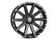 XD Heist Satin Black 6-Lug Wheel; 20x9; 18mm Offset (14-18 Sierra 1500)