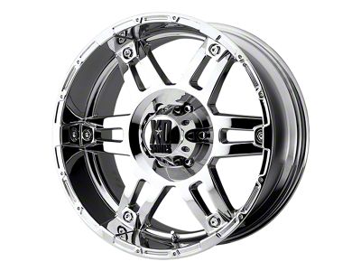 XD Spy Chrome 6-Lug Wheel; 17x8; 18mm Offset (14-18 Sierra 1500)