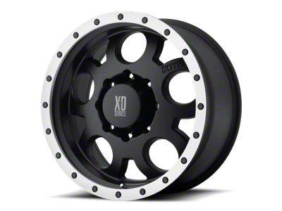 XD Enduro Matte Black with Machined Reinforcing Ring 6-Lug Wheel; 20x9; 18mm Offset (14-18 Sierra 1500)
