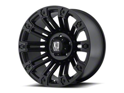 XD Brigade Satin Black 6-Lug Wheel; 20x10; -24mm Offset (14-18 Silverado 1500)