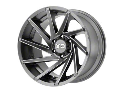 XD Cyclone Satin Gray Milled 6-Lug Wheel; 20x9; 18mm Offset (14-18 Silverado 1500)