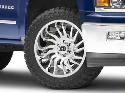XD Tension Chrome 6-Lug Wheel; 22x10; -18mm Offset (14-18 Silverado 1500)