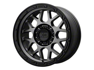 XD Grenade OR Matte Gray with Matte Black Lip 6-Lug Wheel; 17x9; 18mm Offset (15-20 F-150)