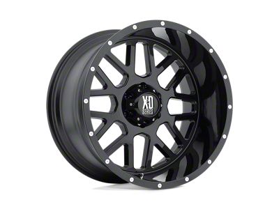 XD Grenade Satin Black 6-Lug Wheel; 20x10; -24mm Offset (15-20 F-150)