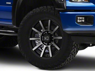 XD Outbreak Satin Black with Gray Tint 6-Lug Wheel; 22x10; 12mm Offset (15-20 F-150)