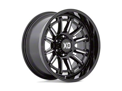 XD Phoenix Gloss Black Milled 6-Lug Wheel; 20x9; 18mm Offset (15-20 F-150)