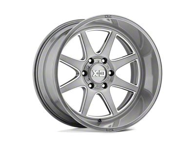 XD Pike Titanium Brushed Milled 6-Lug Wheel; 20x9; 18mm Offset (15-20 F-150)