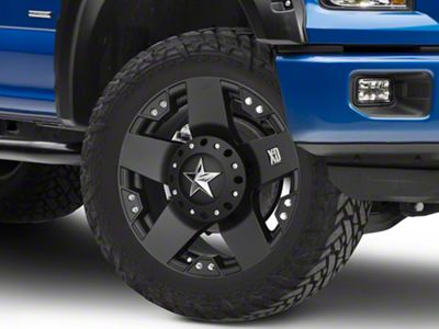 XD Rockstar Matte Black 6-Lug Wheel; 22x9.5; 12mm Offset (15-20 F-150)