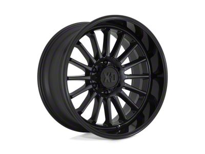 XD Whiplash Gloss Black with Gray Tint 6-Lug Wheel; 20x9; 0mm Offset (15-20 F-150)
