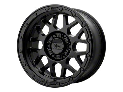 XD Grenade OR Matte Black 8-Lug Wheel; 17x9; 18mm Offset (15-19 Silverado 2500 HD)