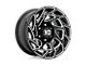 XD Onslaught Gloss Black Milled 8-Lug Wheel; 20x9; 0mm Offset (15-19 Silverado 2500 HD)