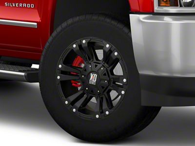 XD Monster II Matte Black 8-Lug Wheel; 20x10; -24mm Offset (15-19 Silverado 3500 HD SRW)