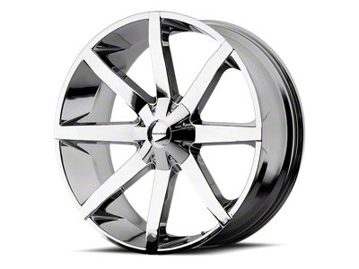 XD Rover Polished 8-Lug Wheel; 22x12; -44mm Offset (15-19 Silverado 3500 HD SRW)