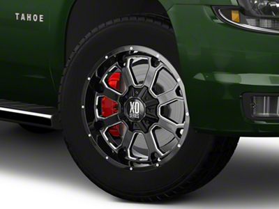 XD Buck 25 Gloss Black Milled 6-Lug Wheel; 20x10; -24mm Offset (15-20 Tahoe)