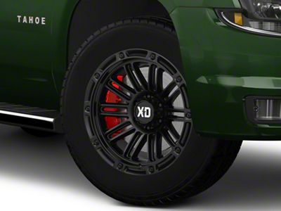 XD Double Deuce Satin Black 6-Lug Wheel; 20x12; -44mm Offset (15-20 Tahoe)