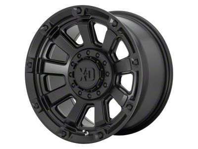 XD Gauntlet Satin Black 6-Lug Wheel; 17x9; 0mm Offset (15-20 Tahoe)