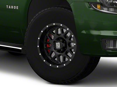 XD Grenade Satin Black 6-Lug Wheel; 17x8.5; 0mm Offset (15-20 Tahoe)