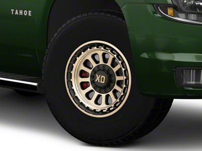 XD Omega Satin Black with Bronze Tint 6-Lug Wheel; 17x9; 0mm Offset (15-20 Tahoe)