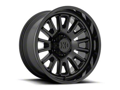 XD Rover Satin Black with Gloss Black Lip 6-Lug Wheel; 20x10; -18mm Offset (15-20 Tahoe)