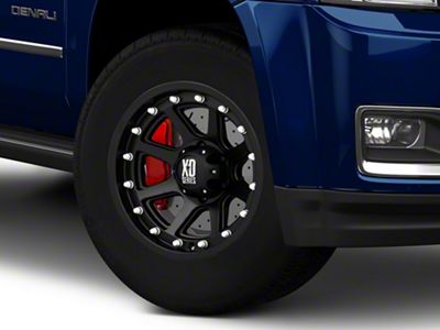 XD Addict Matte Black 6-Lug Wheel; 18x9; 18mm Offset (15-20 Yukon)