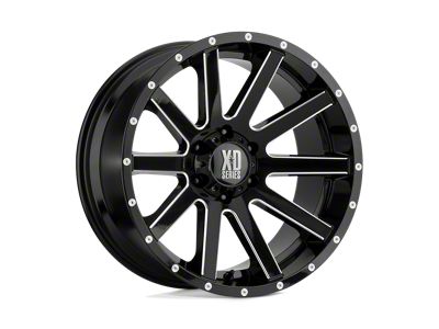 XD Heist Satin Black Milled 6-Lug Wheel; 18x9; 30mm Offset (15-20 Yukon)