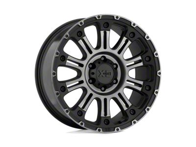 XD Hoss II Satin Black Machined Gray Tint 6-Lug Wheel; 20x9; 18mm Offset (15-20 Yukon)