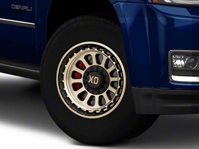 XD Omega Satin Black with Bronze Tint 6-Lug Wheel; 17x9; 18mm Offset (15-20 Yukon)
