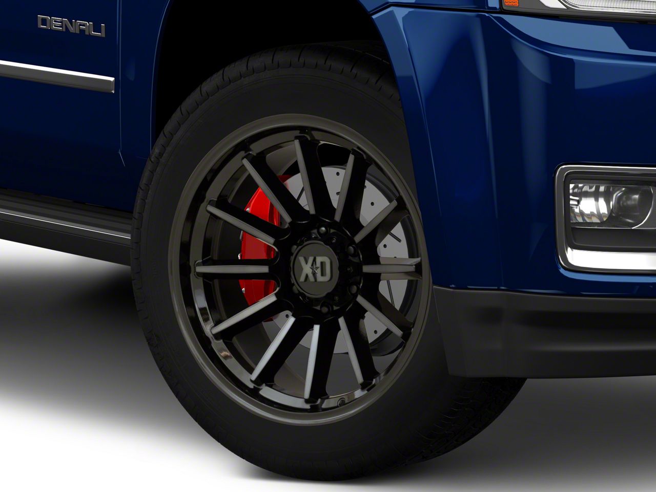XD Yukon XD855 Gloss Black Machined with Gray Tint 6-Lug Wheel; 20x10 ...