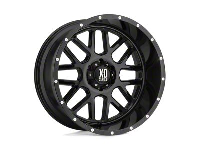 XD Grenade Gloss Black 8-Lug Wheel; 20x9; 0mm Offset (17-22 F-250 Super Duty)