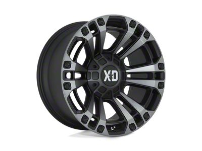 XD Monster 3 Satin Black with Gray Tint 8-Lug Wheel; 20x9; 18mm Offset (17-22 F-250 Super Duty)