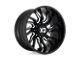 XD Tension Gloss Black Milled 8-Lug Wheel; 20x10; -18mm Offset (17-22 F-250 Super Duty)
