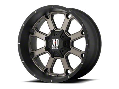 XD Buck 25 Matte Black Dark Tint 8-Lug Wheel; 20x14; -76mm Offset (17-22 F-350 Super Duty SRW)