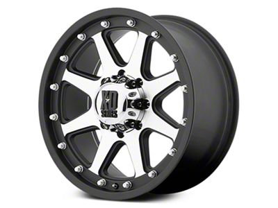 XD Addict Matte Black Machined 6-Lug Wheel; 20x9; 18mm Offset (99-06 Sierra 1500)